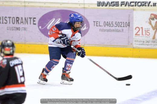 2015-04-12 Torneo di Pinzolo 4545 Aosta-Hockey Milano Rossoblu U12 Leonardo Vergani